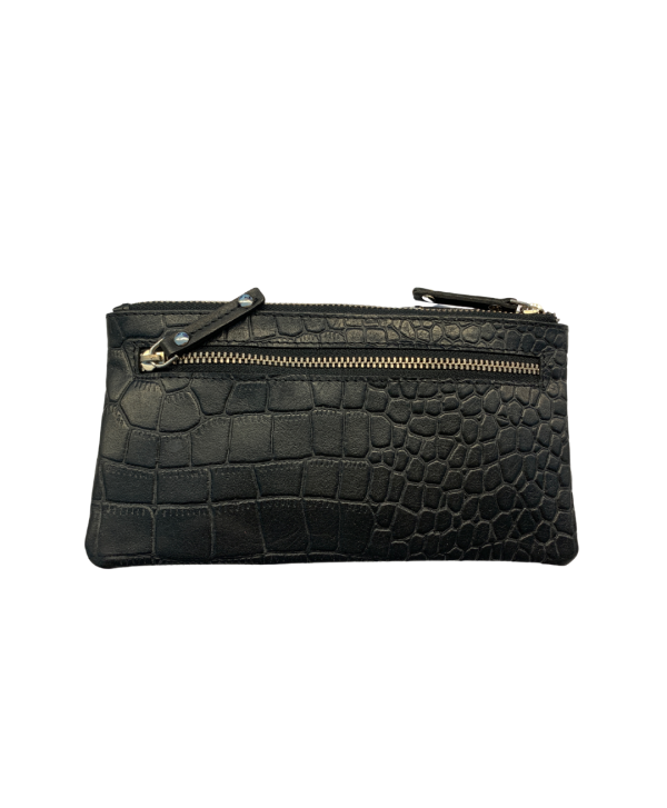 Cartera piel coco 3 cremalleras Cartera piel coco 3 cremalleras